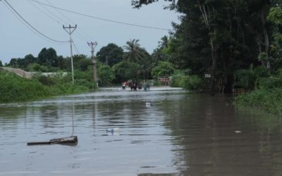 The area in NTT experienced a severe flash flood disaster.